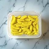 Chewy Banana Shaped Gummy Candy, Bulk Party Tub, 12 Oz View 3