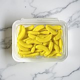 Chewy Banana Shaped Gummy Candy, Bulk Party Tub, 12 Oz View 4