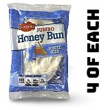 Cloverhill Bakery Danish & Honey Bun Variety Pack 16 Total Pastries, Texas Honey Buns, Cheese Danish & Iced Buns View 3