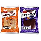 Cloverhill Jumbo Chocolate Iced Honey Bun & Jumbo Glazed Honey Bun Combo | 12 Pack