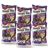Cloverhill Jumbo Honeybuns, Chocolate Iced, Individually Packaged, Pack of 6