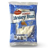 Cloverhill Jumbo Honeybuns, White Iced, Individually Packaged, Pack of 6 View 1