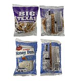 Cloverhill Jumbo White Iced Honey Bun & Big Texas Cinnamon Roll Combo | 12 Pack View 2