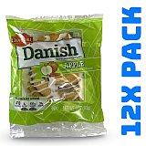 Cloverhill Round Cinnamon Apple Danish, Individually Packaged, Pack of 12 View 2