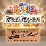 Comfort Care Boxes | Assorted Snack Cakes from Little Debbie, Hostess, Drake's & More | Nostalgic Treat Variety Boxes View 8