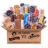 Comfort Care Boxes | Assorted Snack Cakes from Little Debbie, Hostess, Drake's & More | Little Debbie VS Hostess - 40 Cake Showdown