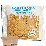 Confetti Cake Cookies Filled With Icing, Nostalgic School Snacks, 12 Pack View 3