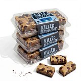 Killer Brownie Cookie Dough Brownie Bars 15 Count, 3 Pack (5 Bars Each) Gourmet Dessert View 2