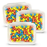 Cotton Candy Bite Size Candies Nuggets: Blue Raspberry, Cherry, & Lemon | 3 Pound View 1
