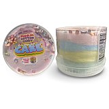 Cotton Candy Cake With Marshmallow Bits, Strawberry, Green Apple, Blue Raspberry and Lemon View 3