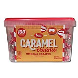 Goetze Candy Caramel Creams Square Tub 100 Pieces View 1