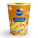 Crisup Freshly Cut Potato Sticks Variety Pack Includes Original, Honey Butter, Truffle and Black Pepper, 8 Pack View 2