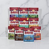 David Sunflower Seeds Variety Pack, 10 Bags May include BBQ, Dill Pickle, Ranch, Bacon Mac n Cheese, Buffalo Ranch, Sweet & Salty, Sweet & Spicy, Jalapeno, Sour Cream & Onion Or Spicy View 5