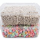 Dehydrated Marshmallows, 10 oz Resealable Container | 2 Pack (Chocolate & Rainbow)