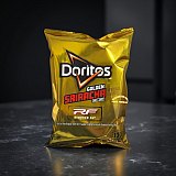 Doritos Golden Sriracha Reduced Fat Tortilla Chips – 1 oz Bags, 16 Count View 3