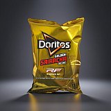 Doritos Golden Sriracha Reduced Fat Tortilla Chips – 1 oz Bags, 16 Count View 4