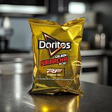 Doritos Golden Sriracha Reduced Fat Tortilla Chips – 1 oz Bags, 16 Count View 5