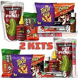Double Spicy Pickle Chamoy, 2 of Each - 16 Piece Kit With Icee Powder View 2