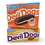 Drake's Devil Dogs Combo Pack – Regular & New Salted Caramel Flavor Snack Cake Cream Sandwiches | 1 Box of Each View 6