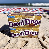 Drake's Limited Edition Devil Dogs – 2 Boxes | Salted Caramel Chocolate Snack Cake Sandwiches View 5