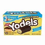 Drake's Boston Creme Yodels, Chocolate and Vanilla Snack Cakes, 10 Count Box, 2 Pack View 4