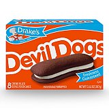 Drake's Devil Dogs Sandwich Chocolate and Vanilla Cream Snack Cakes (2-Boxes) View 2