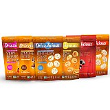 Drizzilicious Mini Rice Cake Bites 6 Flavor Variety Pack: Birthday, Cinnamon, French Toast, Popcorn, S'mores and Very Berry View 3