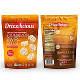 Drizzilicious Mini Rice Cake Bites Variety Pack | 4 Ounce Bag | Birthday Cake, Cinnamon Swirl, Cookies & Cream, S'mores, Salted Caramel | Pack of 5 View 4