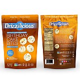 Drizzilicious Mini Rice Cake Bites Variety Pack | 4 Ounce Bag | Birthday Cake, Cinnamon Swirl, Cookies & Cream, S'mores, Salted Caramel | Pack of 5 View 3