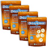 Drizzilicious Mini Rice Cake Bites, Birthday Cake | 4 Bags View 1