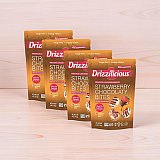 Drizzilicious Mini Rice Cake Bites – Chocolate Strawberry Flavor | 4 Bag Pack View 2