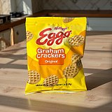 Eggo Waffle Shaped Graham Crackers, School Approved Smart Snacks, Original Flavor | 10 Bags View 3