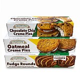 Fieldstone Bakery Variety Pack, Cream Pies | Chocolate Chip, Oatmeal & Fudge Round