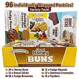 Fieldstone Bakery Variety Pack, Ultimate Assortment | Glazed Honey Buns, Donut Sticks, Fig Bars, Fudge Brownies, Oatmeal Cream Pies, Fudge Rounds