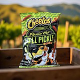 Flamin’ Hot Spicy Dill Pickle Crunchy Cheetos – 2.75 oz Bags, 8 Count View 5