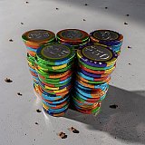 Foil-Wrapped Chocolate Casino Chips – Mixed Denominations | Approx. 100 or 200 Count Options View 3