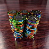Foil-Wrapped Chocolate Casino Chips – Mixed Denominations | Approx. 100 or 200 Count Options View 7