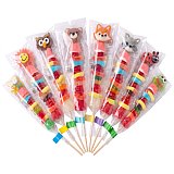 Forever Sweet Candy Kabobs, Gourmet Gummy Candy Skewers, Individually Wrapped & Giftable, Choose Spring or Woodland View 7