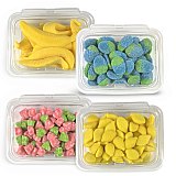 Fruit Flavored and Shaped Gummies, Watermelon, Raspberry, Strawberry, Banana and Lemon, 1 lb. Tub View 5