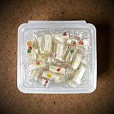 Fruity Jujube Nougat, Sweet Chewy Candy with Tangy Fruit Bits, 1 lb. Tub View 3