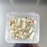 Fruity Jujube Nougat, Sweet Chewy Candy with Tangy Fruit Bits, 1 lb. Tub View 5