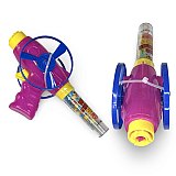 Fun Candy With Built in Toys - Candy Filled Disk Launcher, 2 Pack (Colors vary) View 4