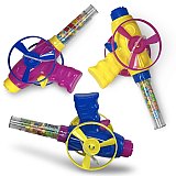 Fun Candy With Built in Toys - Candy Filled Disk Launcher, 2 Pack (Colors vary) View 5