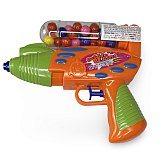 Fun Candy With Built in Toys - Large Bubble Blaster Squirt-Gun with 25 Bubble Gumballs, Colors Vary (2 Pack) View 2