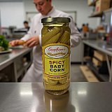 Gambino's New Orleans Spicy Pickled Baby Corn, 16 Fl Oz View 3