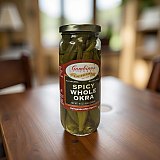 Gambino's New Orleans Spicy Pickled Whole Okra, 16 Fl Oz View 3