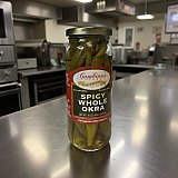 Gambino's New Orleans Spicy Pickled Whole Okra, 16 Fl Oz View 5