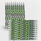 Gilliam Nostalgic Candy Sticks – Classic Retro Sweet Treats | Green Apple Flavor, 20 Count