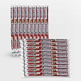 Gilliam Nostalgic Candy Sticks – Classic Retro Sweet Treats | Watermelon Flavor, 20 Count
