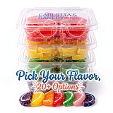 Gourmet Agar Jelly Fruit Slices, 1 lb Tub, Choose Mini or Full Size, 20+ Fruit Flavors, Vegan & Gluten Free View 2